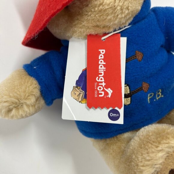 Paddington Bear Plush Stuffed Animal Classic Blue Coat Red Hat Collectible Toy - Picture 6 of 8